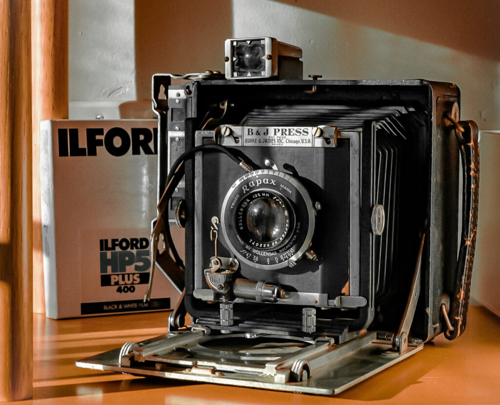 Burke & James 4×5 “Speed Press” Camera 1950's