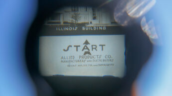 The start slide from the Fotoreel Souvenir Photo Viewer from the 1933 Chicago World Fair