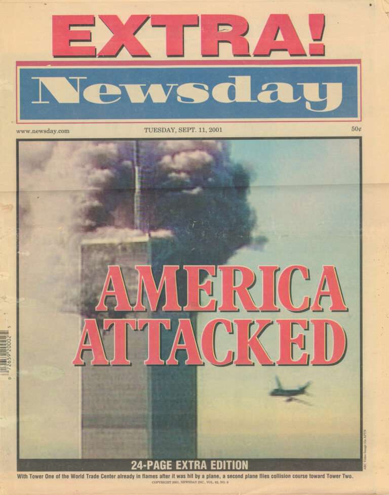 Newsday’s extra edition from Sept. 11, 2001