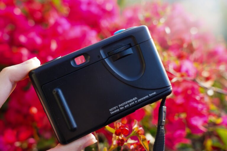 Backside of Ansco Pix Panorama camera