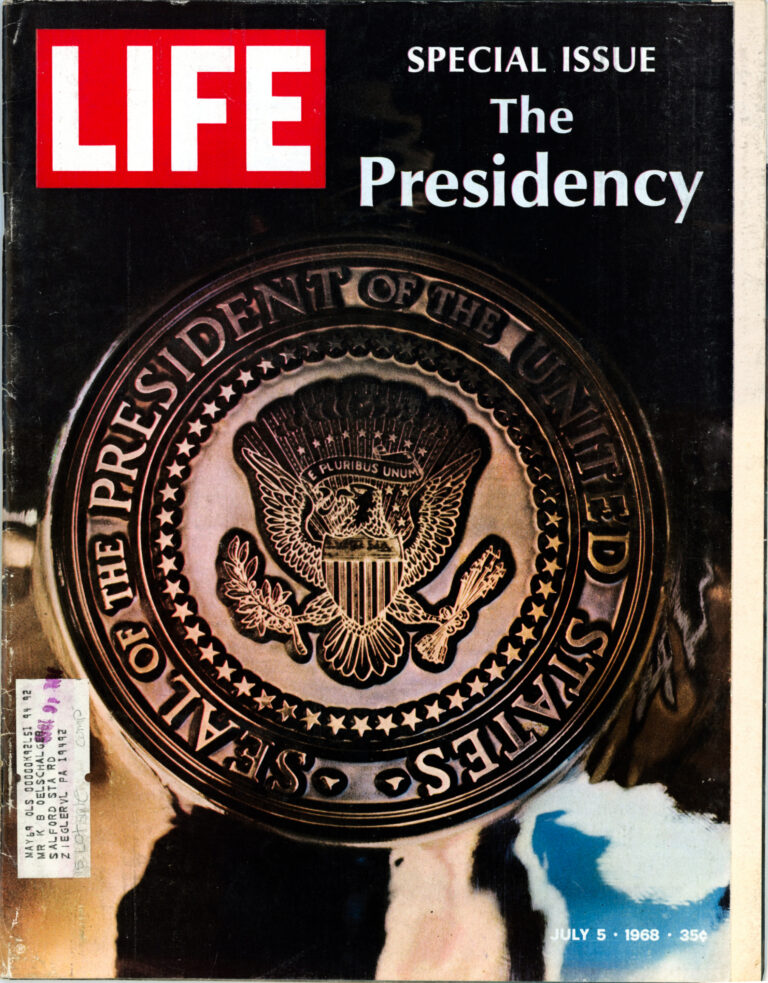 Cover of Life Magazine, Special Issue, Nov. 7, 1960