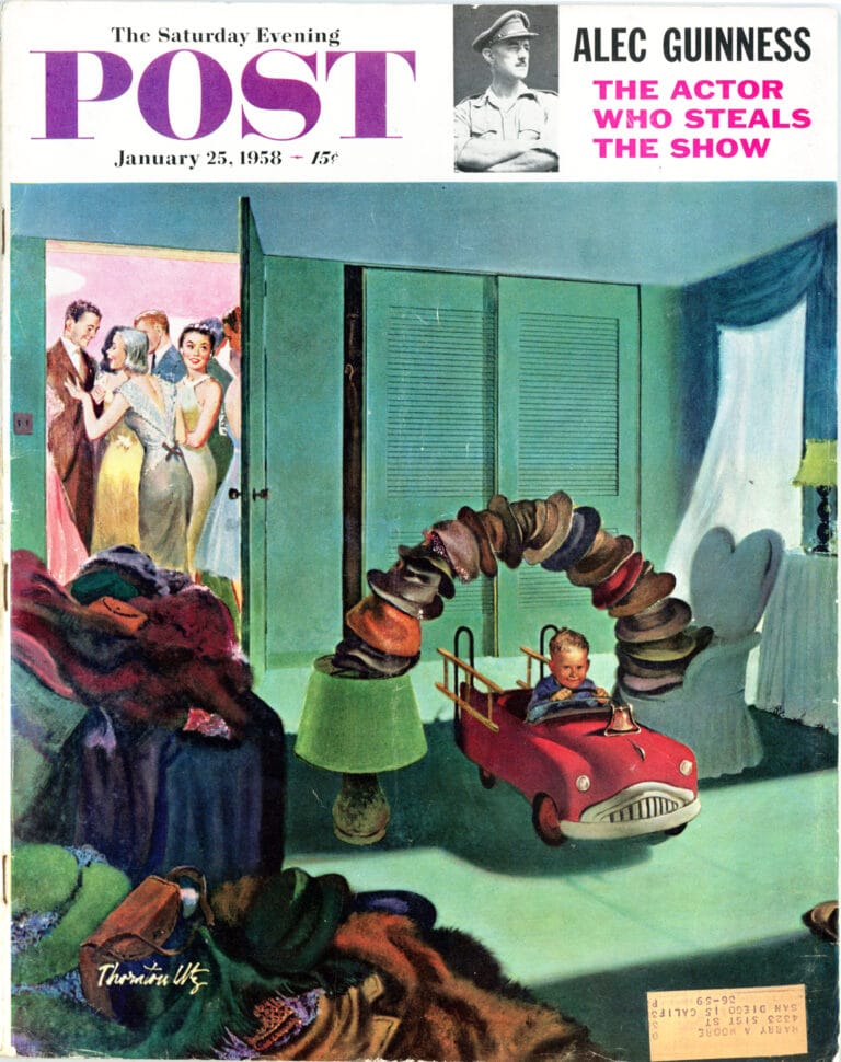 Cover of The Saturday Evening Post, Jan 28th, 1958