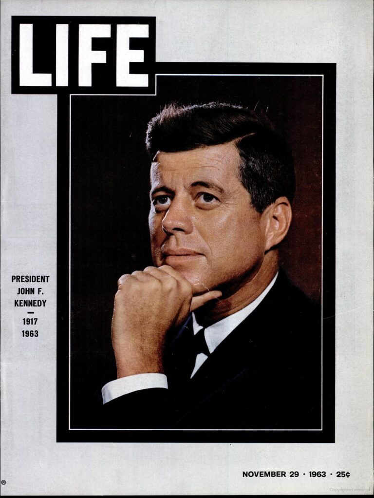 Cover of Life Magazine "John F Kennedy", Published November 29th, 1963