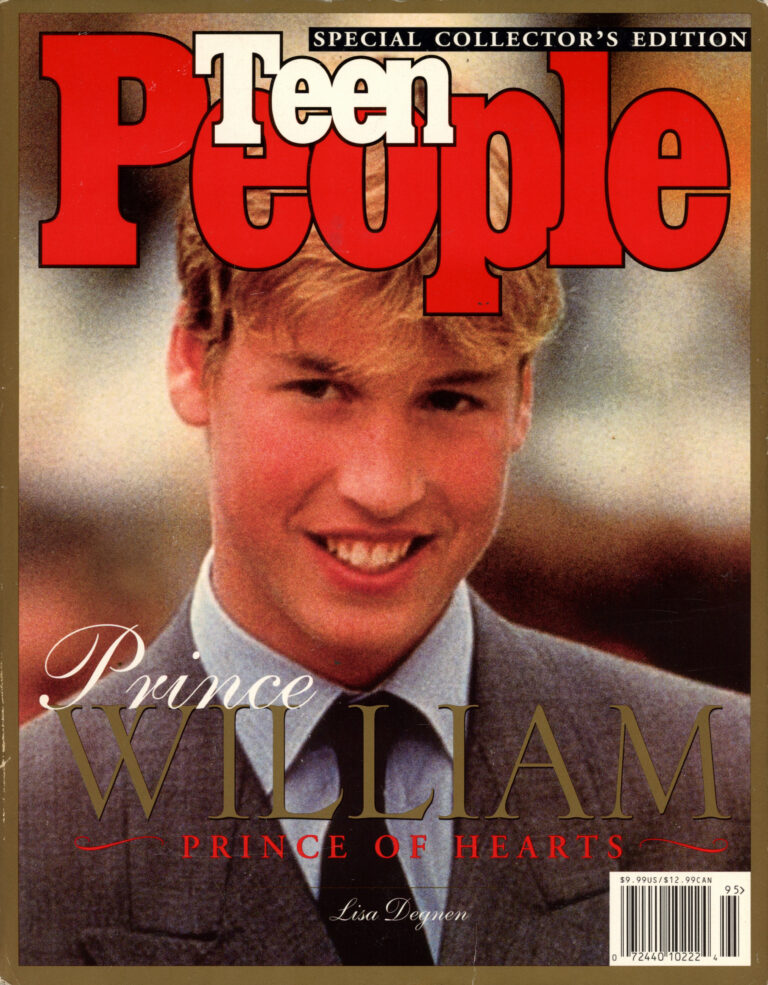 Cover of Teen People Prince William Issue