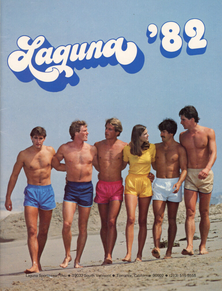 Cover of Laguna '82, mens swimwear and clothing catalog