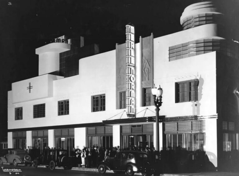 The grand opening of the Merle Norman Cosmetics Building at 2525 Main Street in 1937. Photo Source: The Ocean Park Historical Society