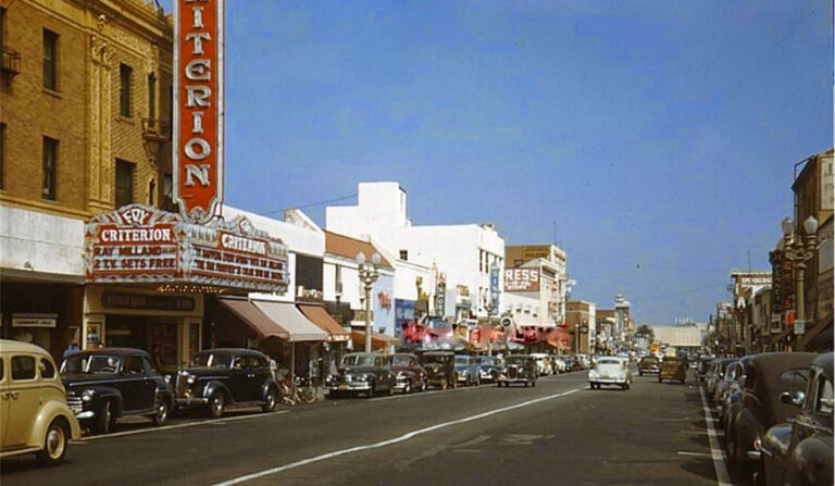Third Street In Santa Monica in 1949. Photo courtesy of lamag.com