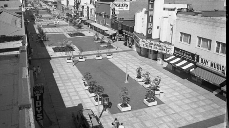 The Third St. Promenade during the '60s. Photo courtesy of lamag.com